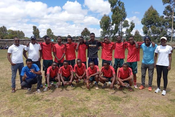 Interinstitutional games at Laikipia West Youth Empowerment Center